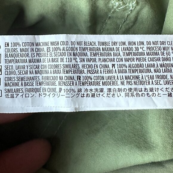 NWT Forever 21 Zipper-Pocket Cargo Pants in Olive Green - Size M - Picture 13 of 16